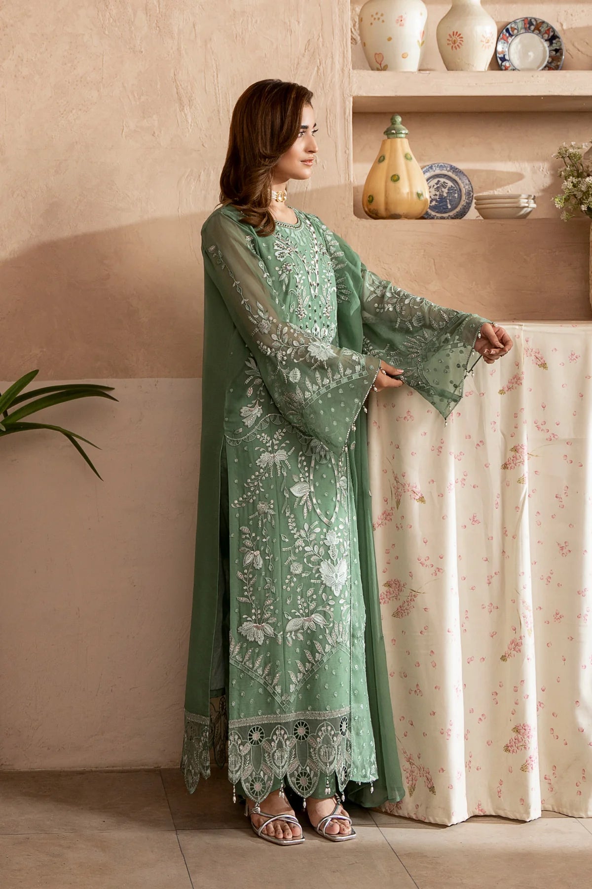 Aura by Zebtan Chiffon Handwork Collection Vol - 03 - Design - 05
