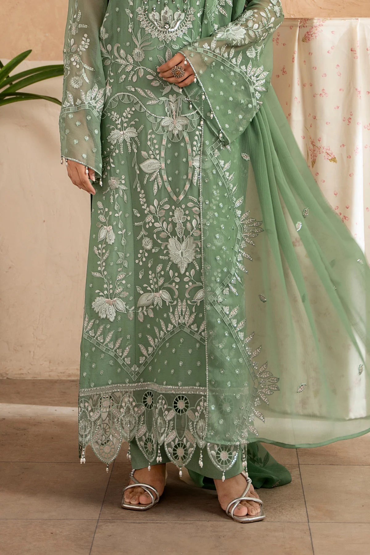 Aura by Zebtan Chiffon Handwork Collection Vol - 03 - Design - 05