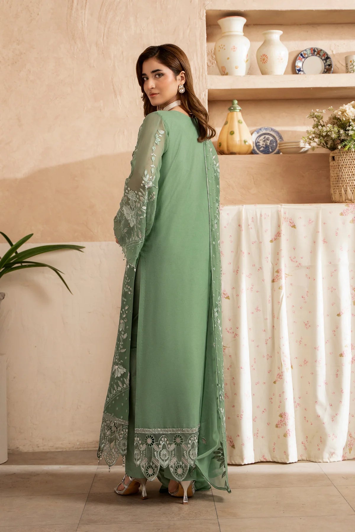 Aura by Zebtan Chiffon Handwork Collection Vol - 03 - Design - 05