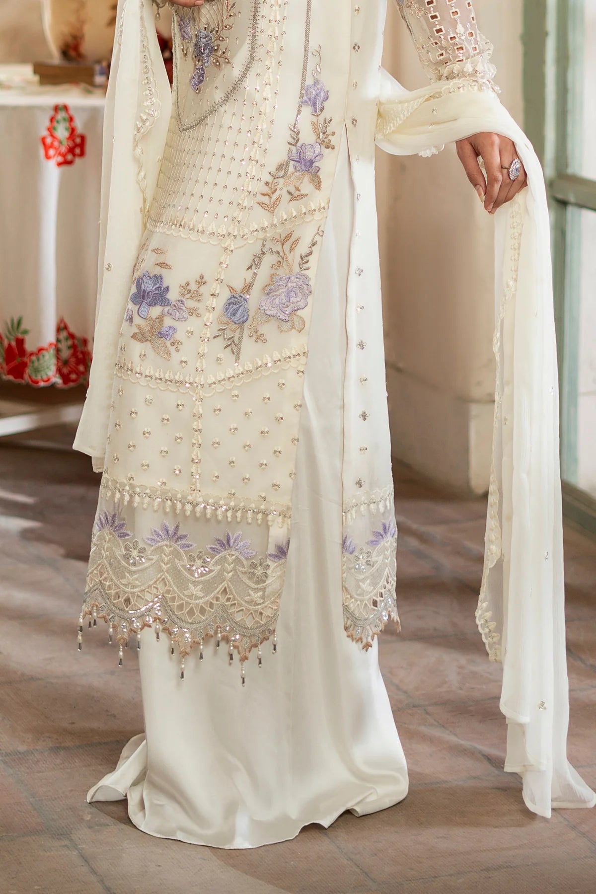 Aura by Zebtan Chiffon Handwork Collection Vol - 03 - Design - 02
