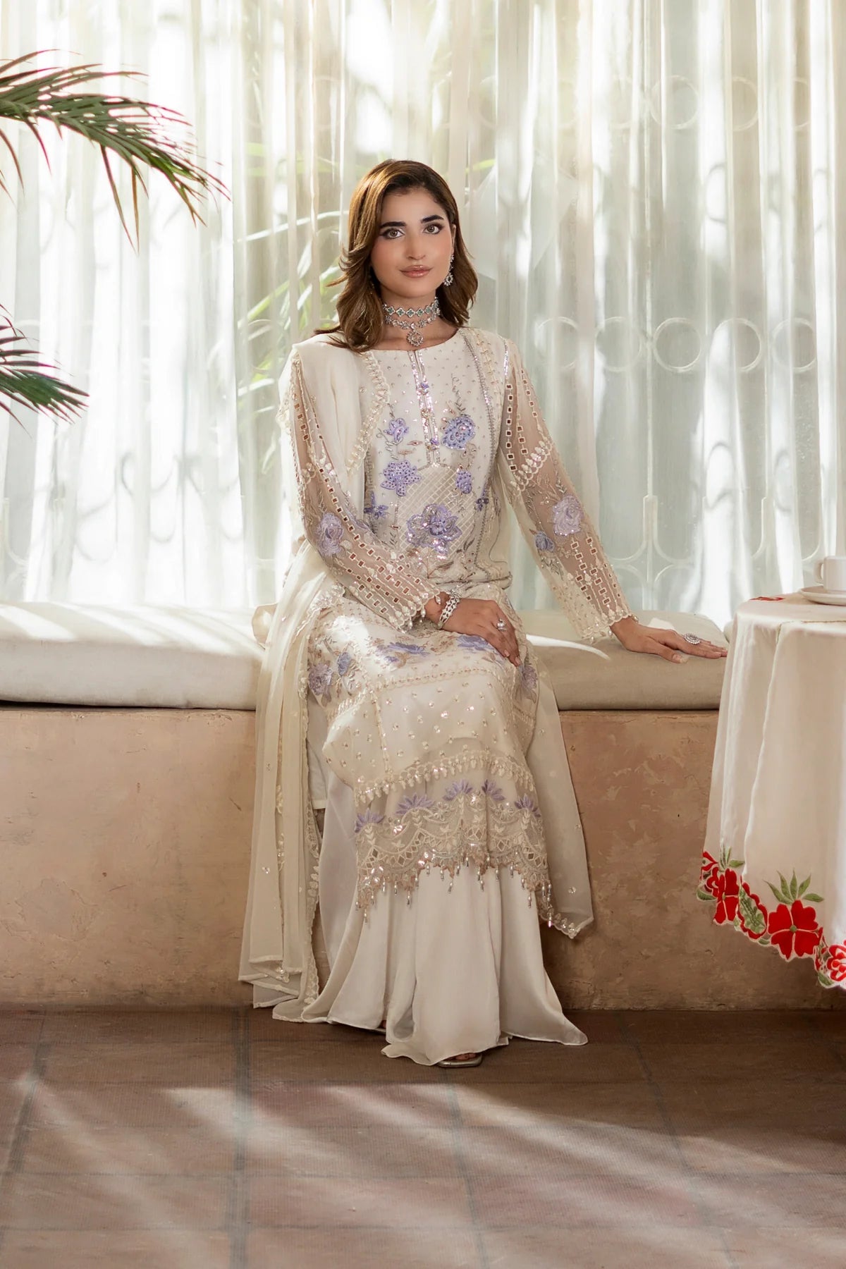 Aura by Zebtan Chiffon Handwork Collection Vol - 03 - Design - 02
