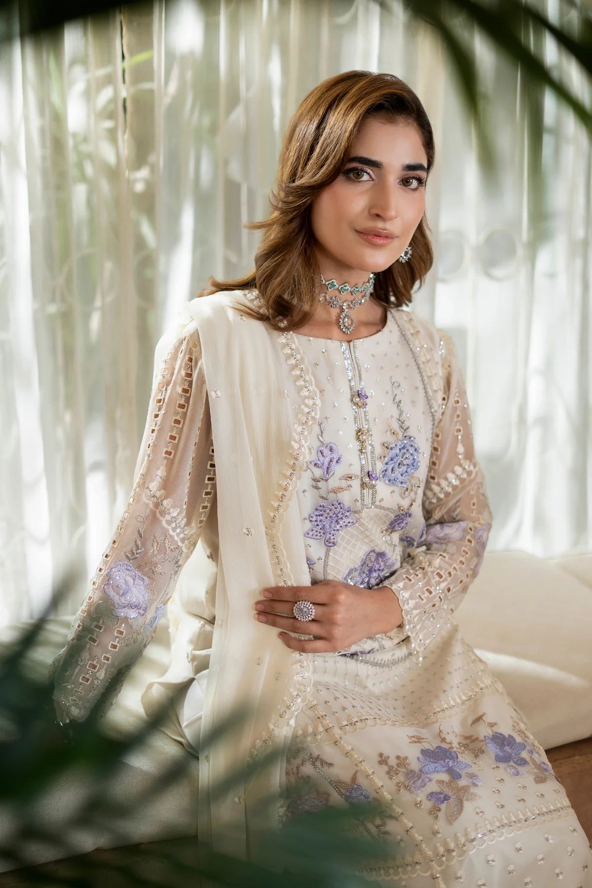 Aura by Zebtan Chiffon Handwork Collection Vol - 03 - Design - 02