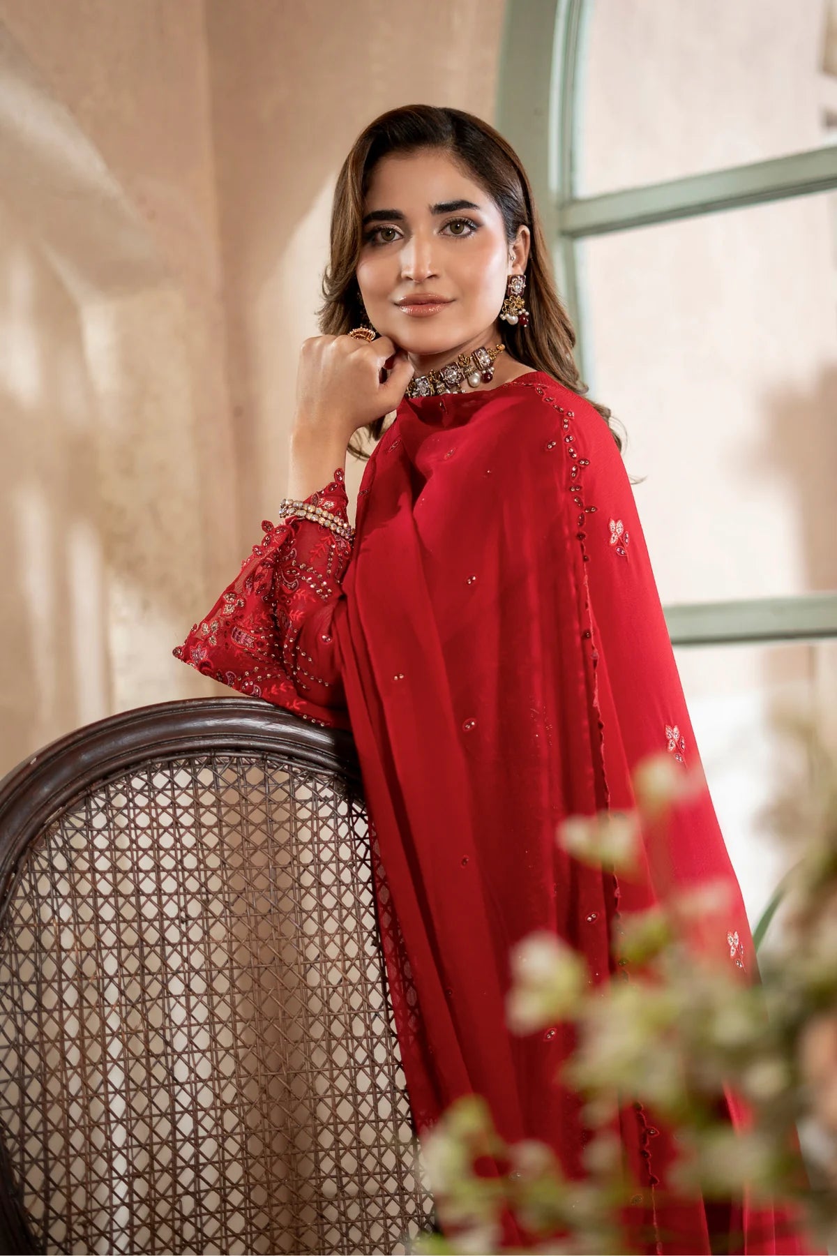 Aura by Zebtan Chiffon Handwork Collection Vol - 03 - Design - 01