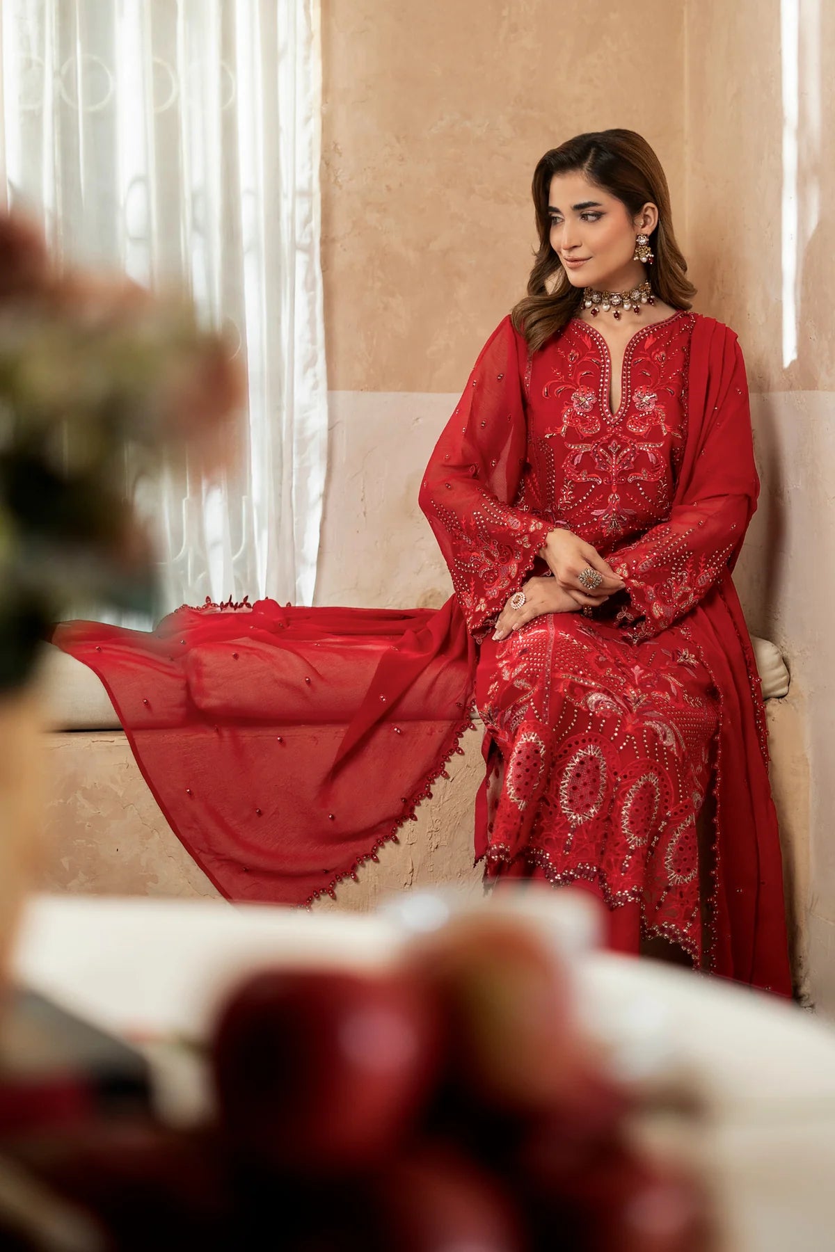 Aura by Zebtan Chiffon Handwork Collection Vol - 03 - Design - 01