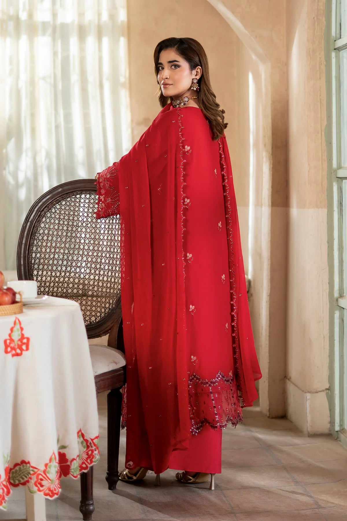 Aura by Zebtan Chiffon Handwork Collection Vol - 03 - Design - 01