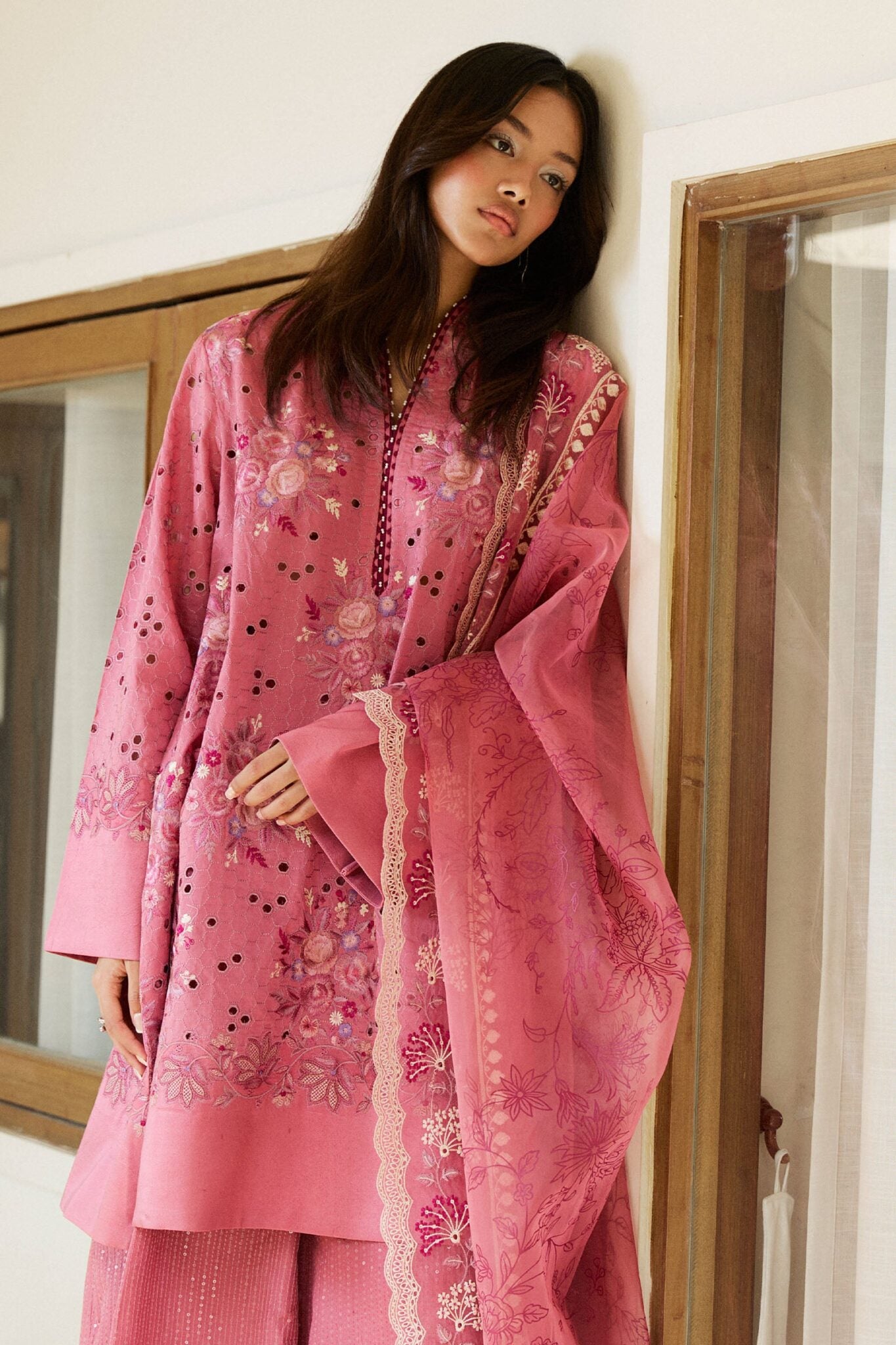 Zara Shahjahan luxury unstitched lawn suits 2025 | Satori | 10B