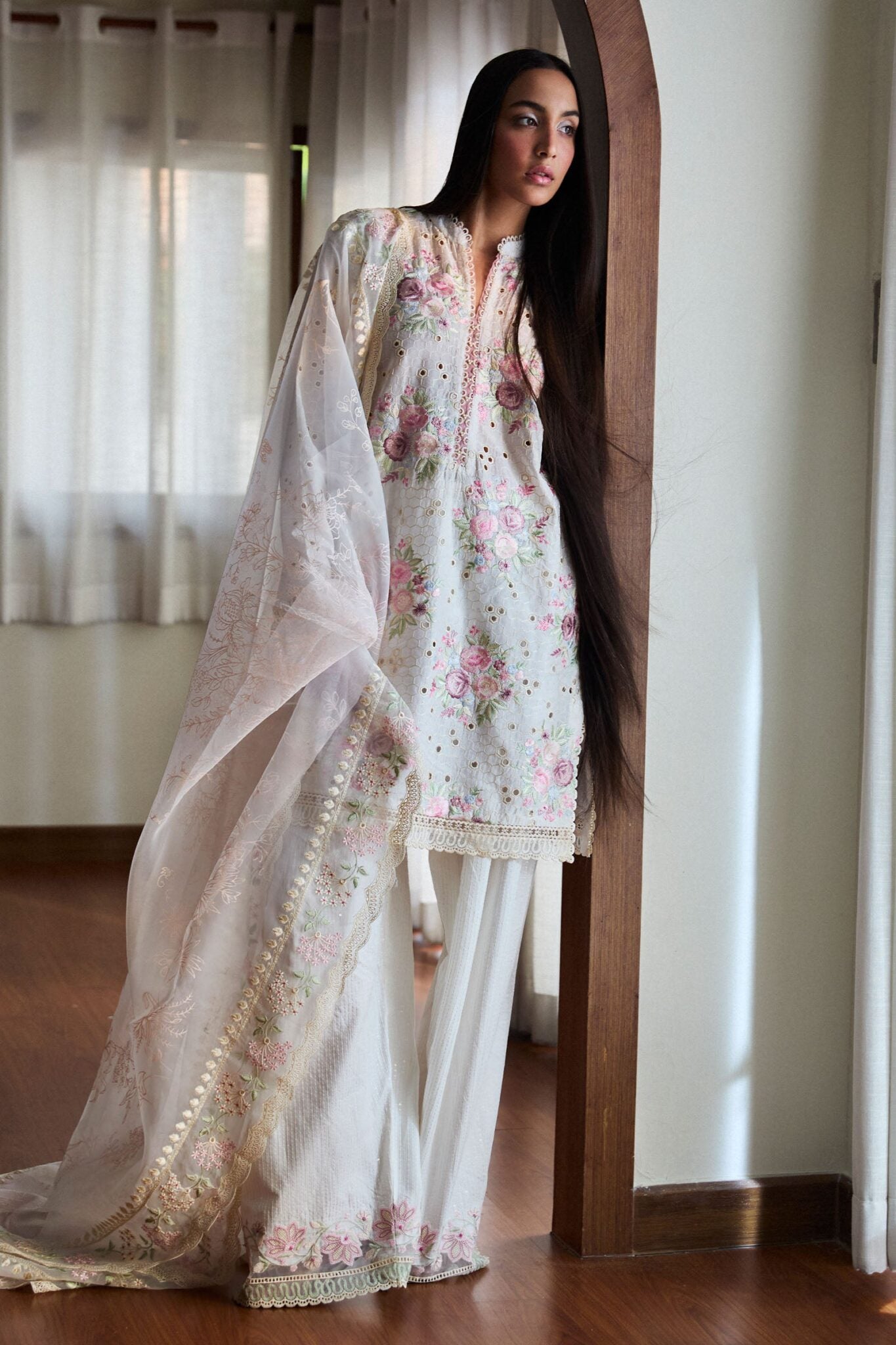 Zara Shahjahan luxury unstitched lawn suits 2025 | Satori | 10A