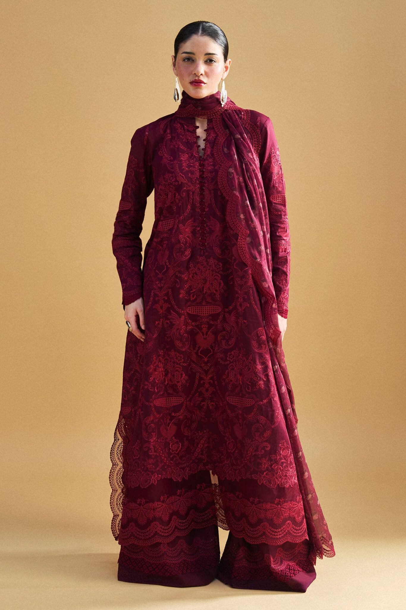 Zara Shahjahan luxury unstitched lawn suits 2025 | Satori | 9A