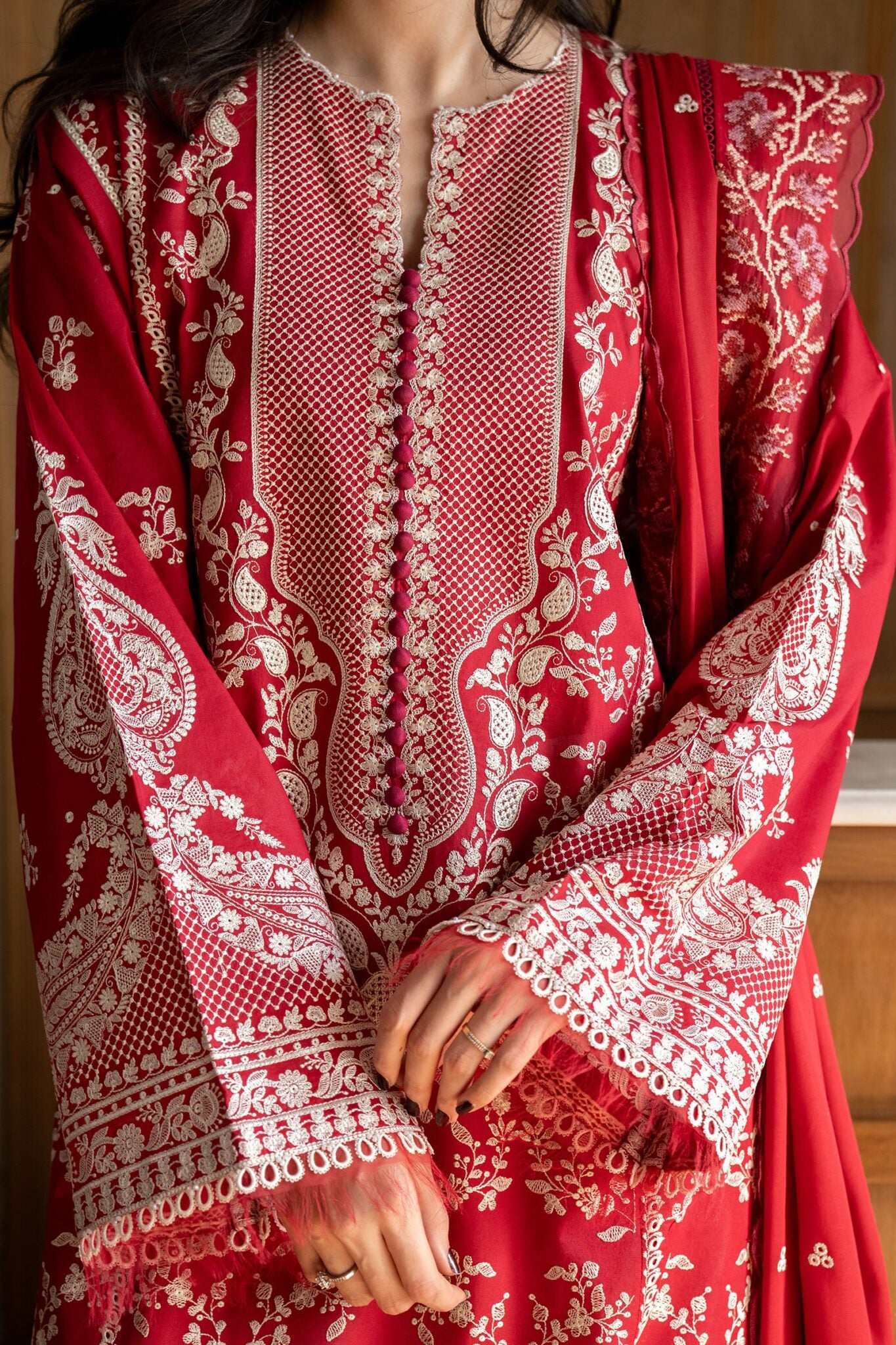 Zara Shahjahan luxury unstitched lawn suits 2025 | Satori | 8A