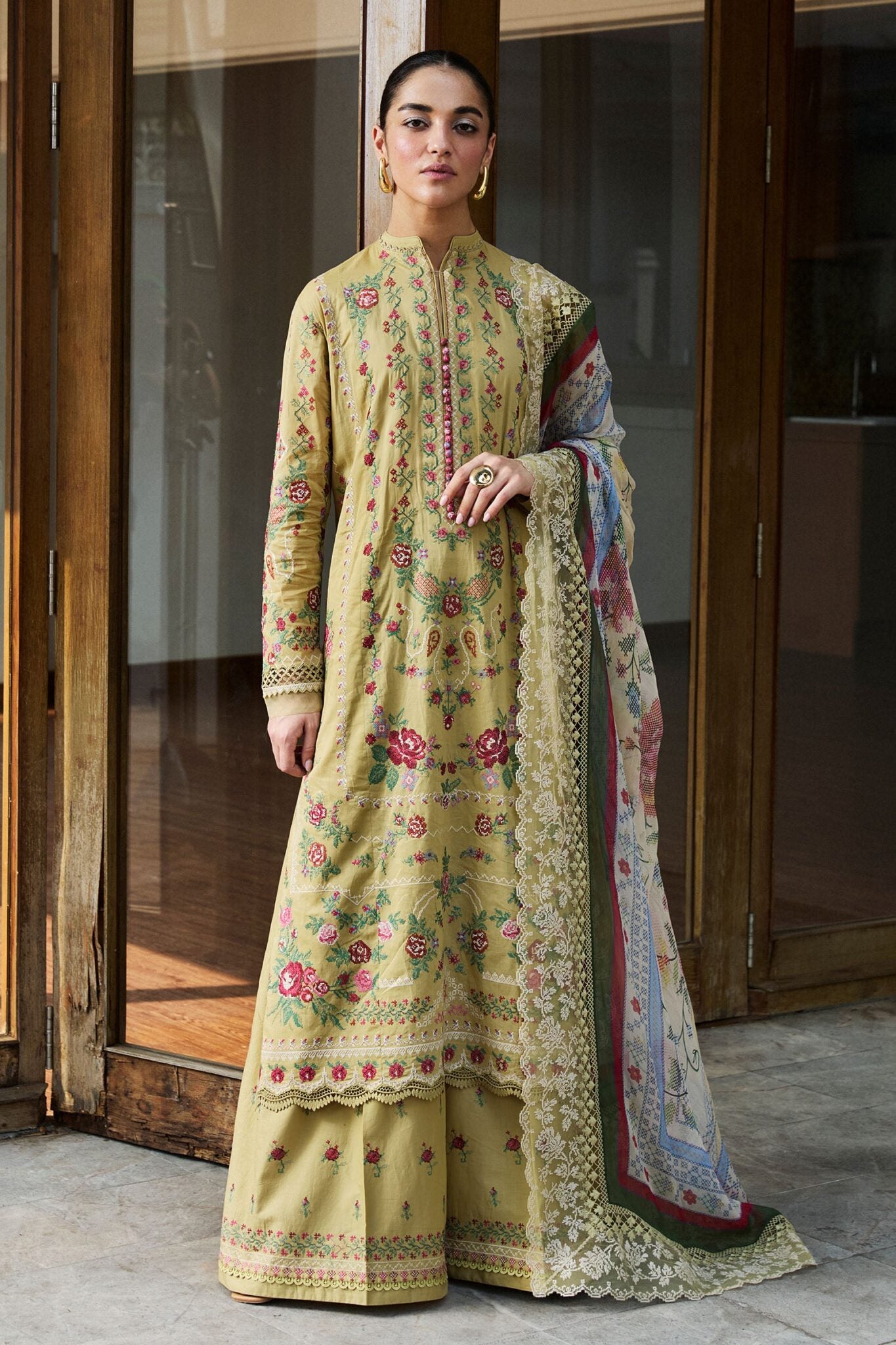 Zara Shahjahan luxury unstitched lawn suits 2025 | Satori | 7B