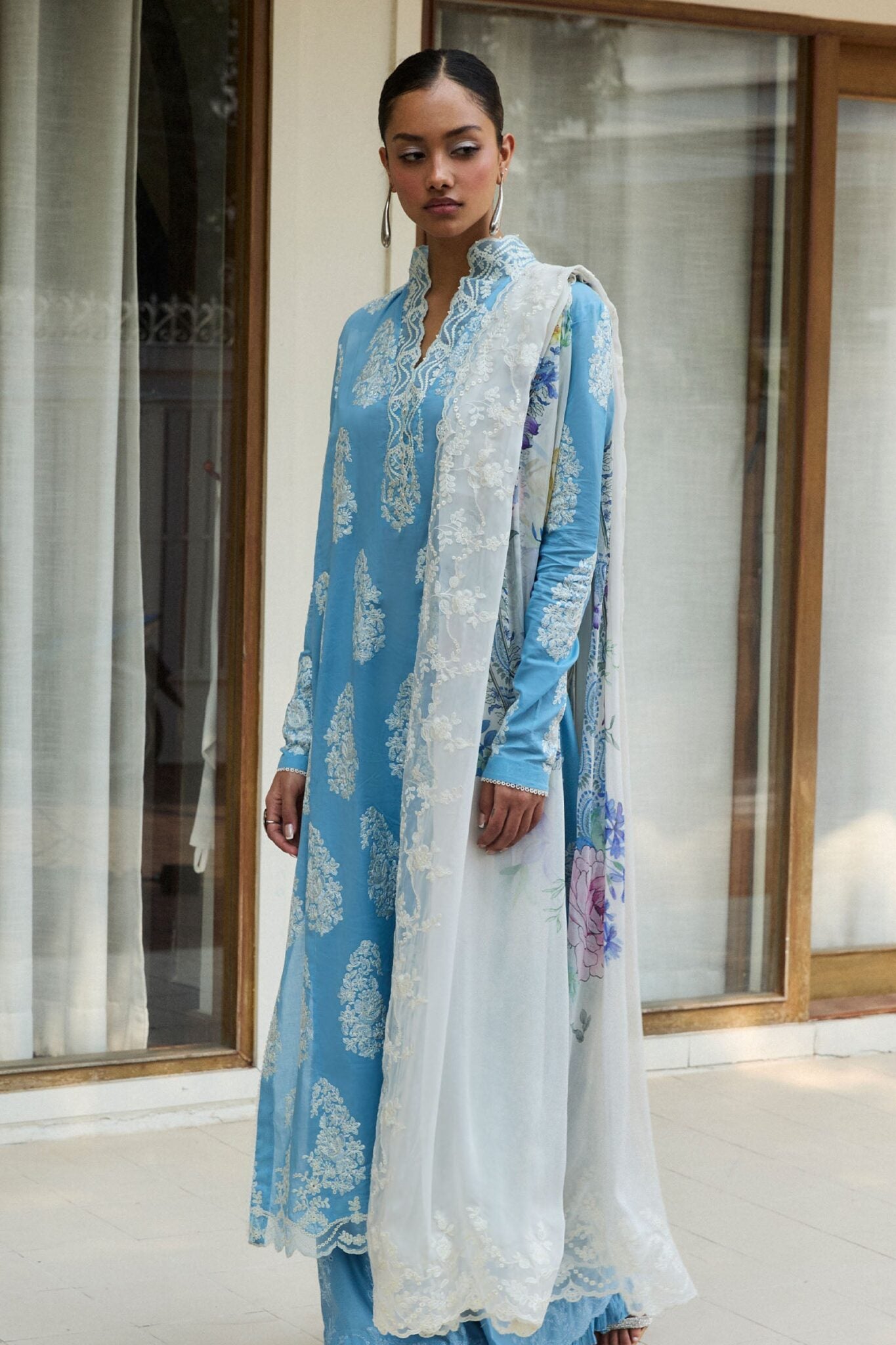 Zara Shahjahan luxury unstitched lawn suits 2025 | Satori | 6B
