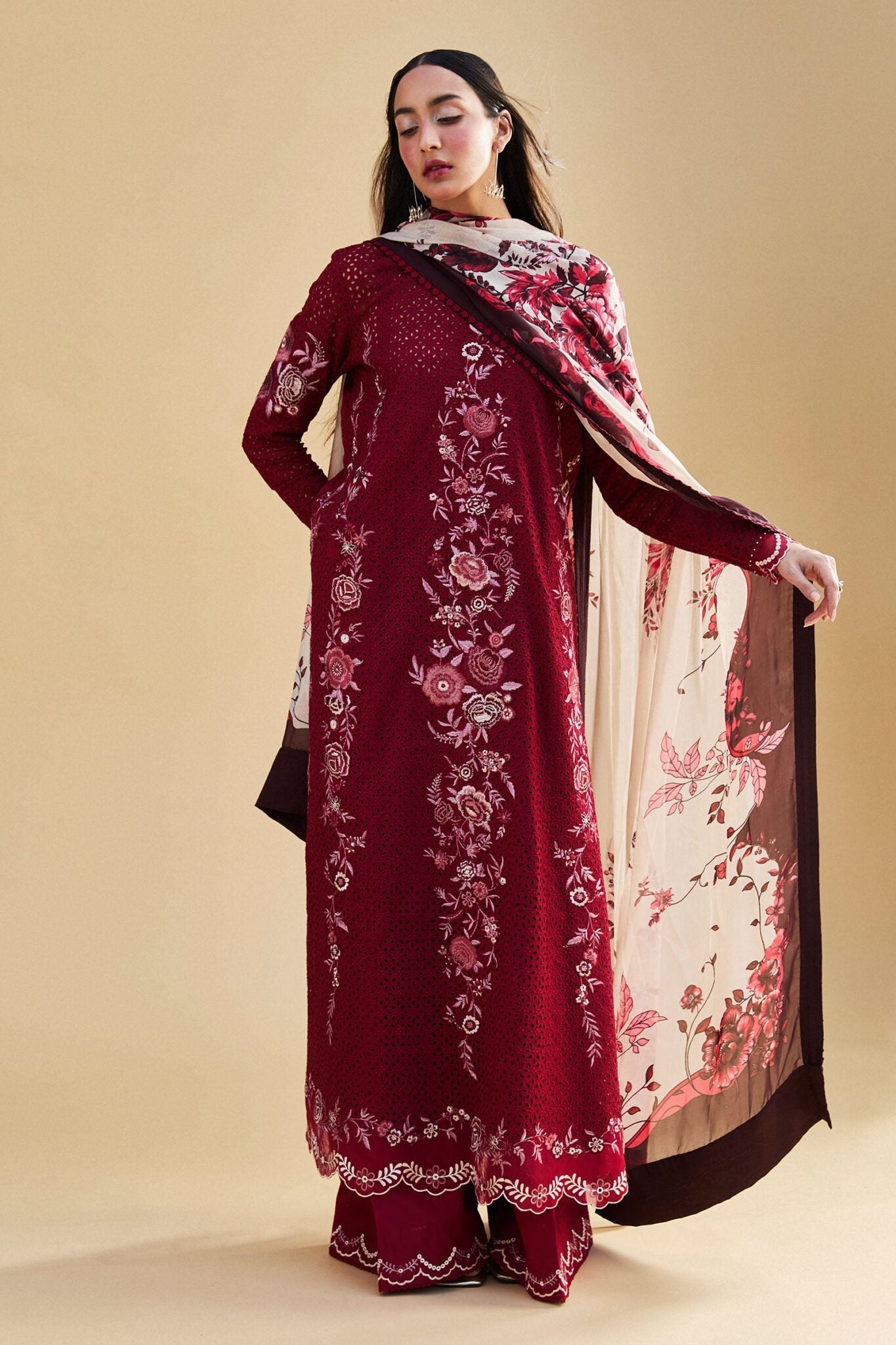 Zara Shahjahan luxury unstitched lawn suits 2025 | Satori | 5B