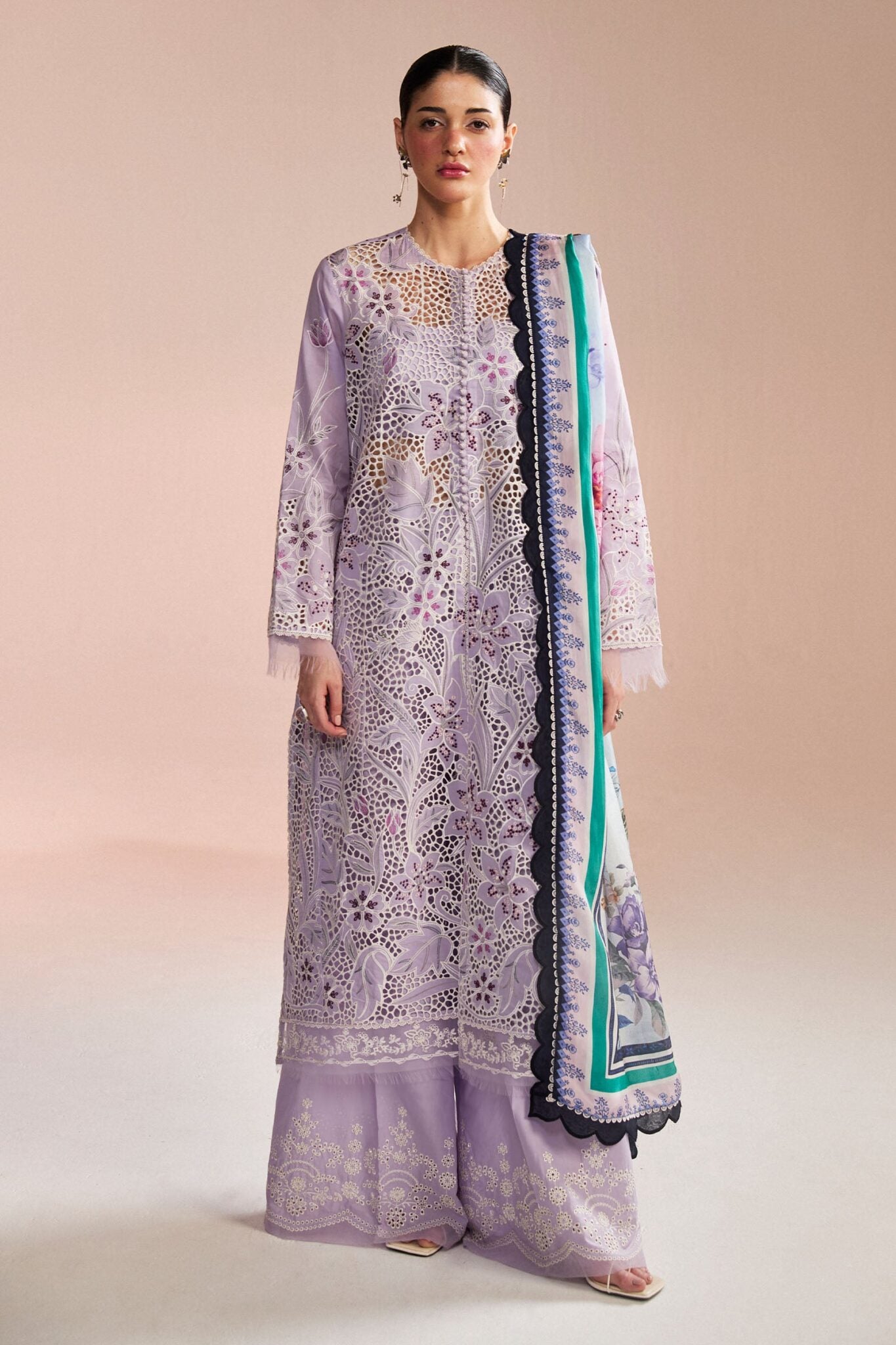 Zara Shahjahan luxury unstitched lawn suits 2025 | Satori | 3B