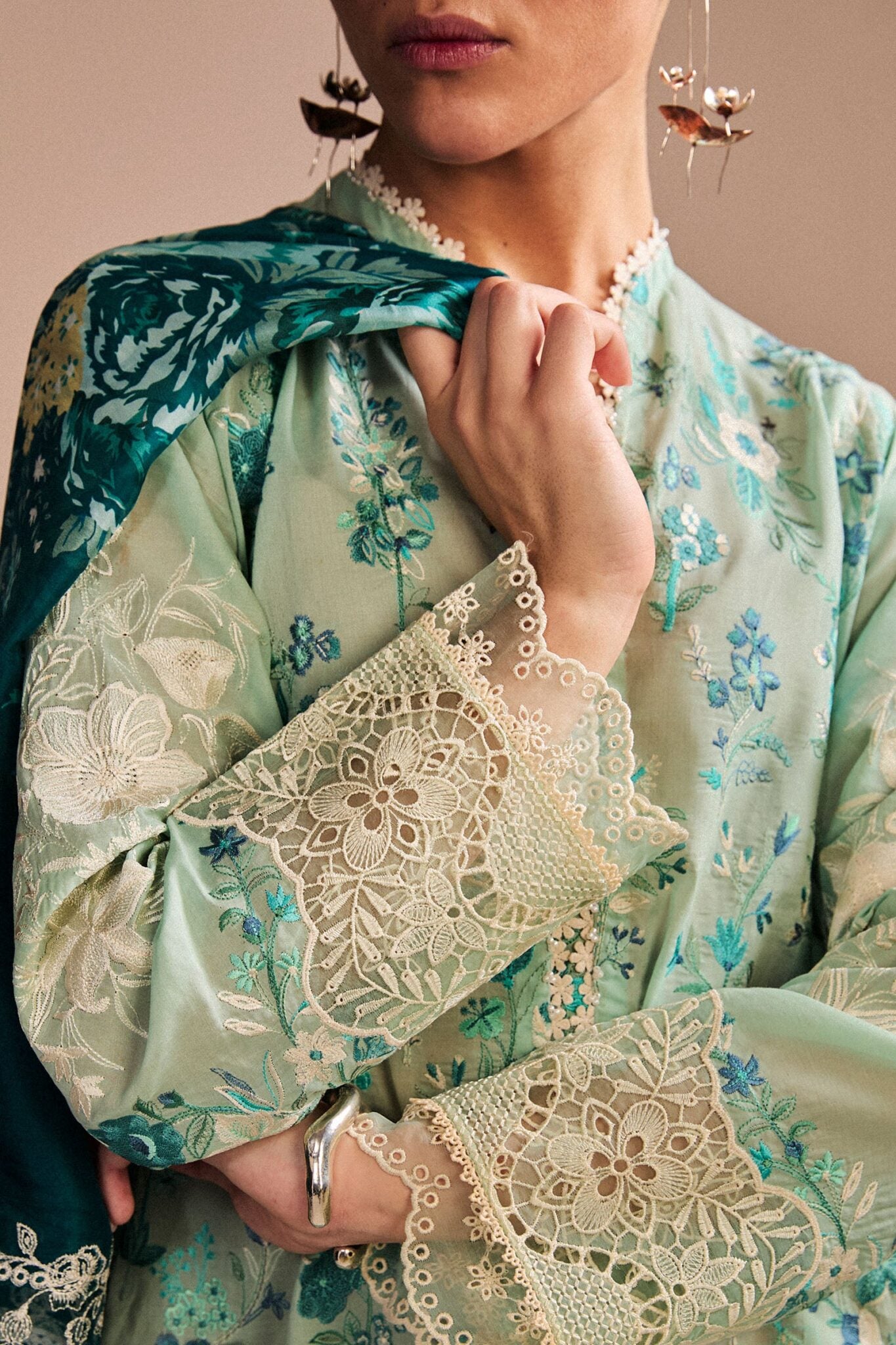 Zara Shahjahan luxury unstitched lawn suits 2025 | Satori | 2B
