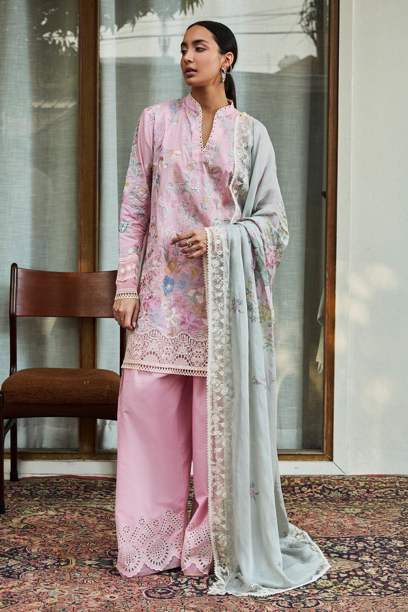 Zara Shahjahan luxury unstitched lawn suits 2025 | Satori | 2A