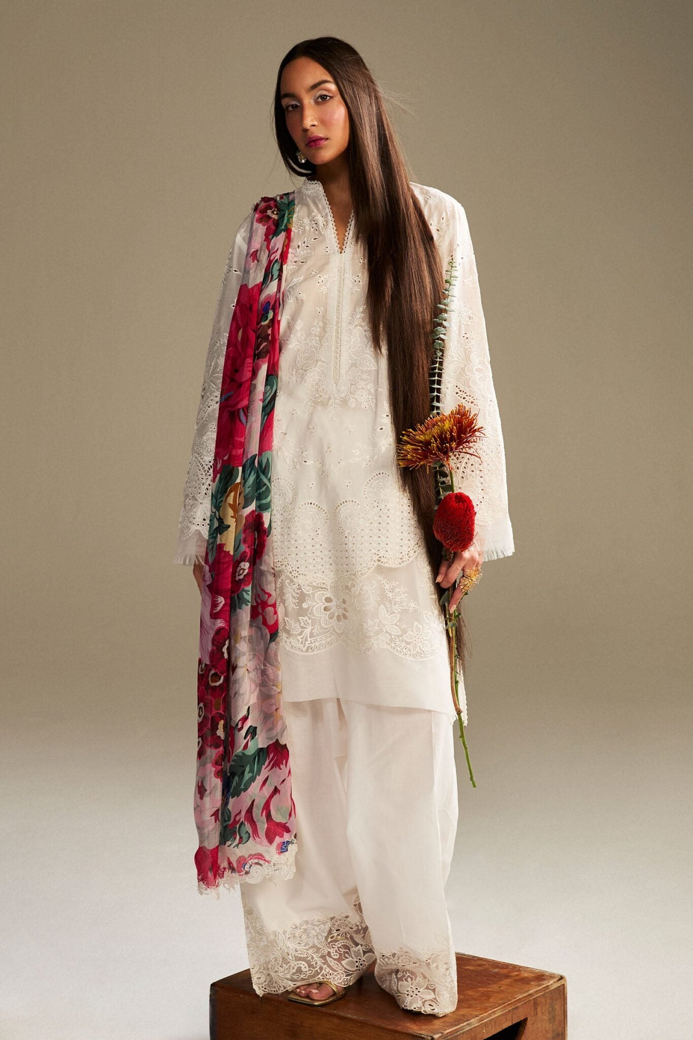 Zara Shahjahan luxury unstitched lawn suits 2025 | Satori | 1A