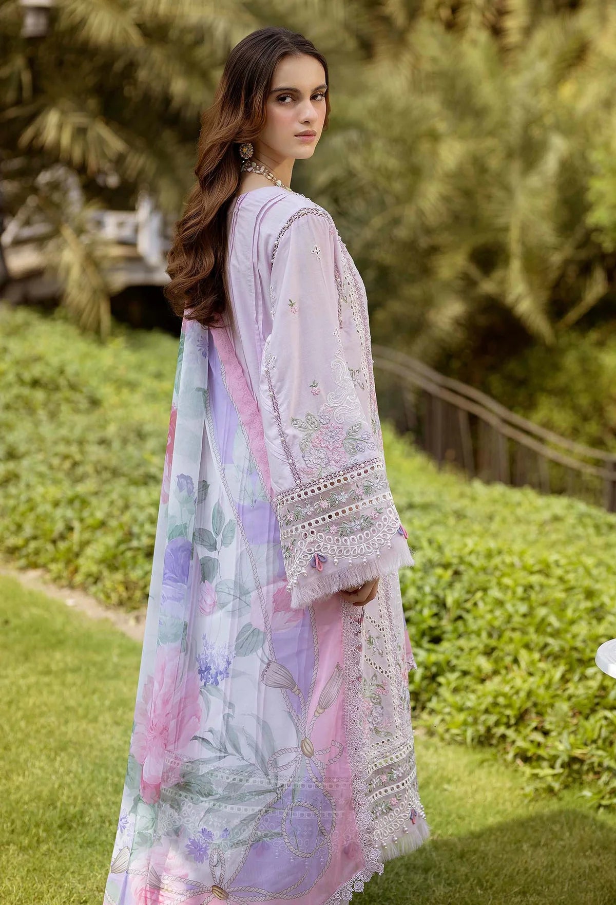 Adan Libas Gardenia Unstitched Lawn suits - D-2629