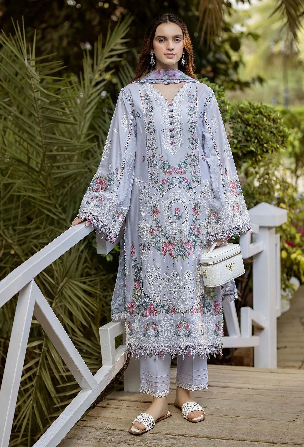 Adan Libas Gardenia Unstitched Lawn suits - D-2626