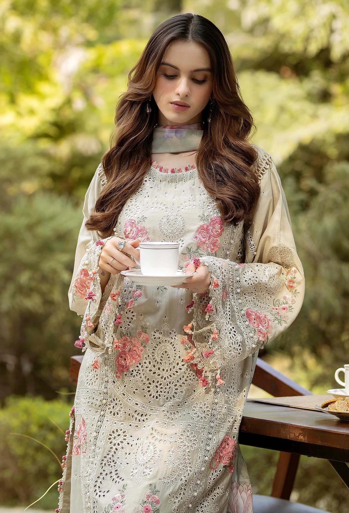 Adan Libas Gardenia Unstitched Lawn suits - D-2625