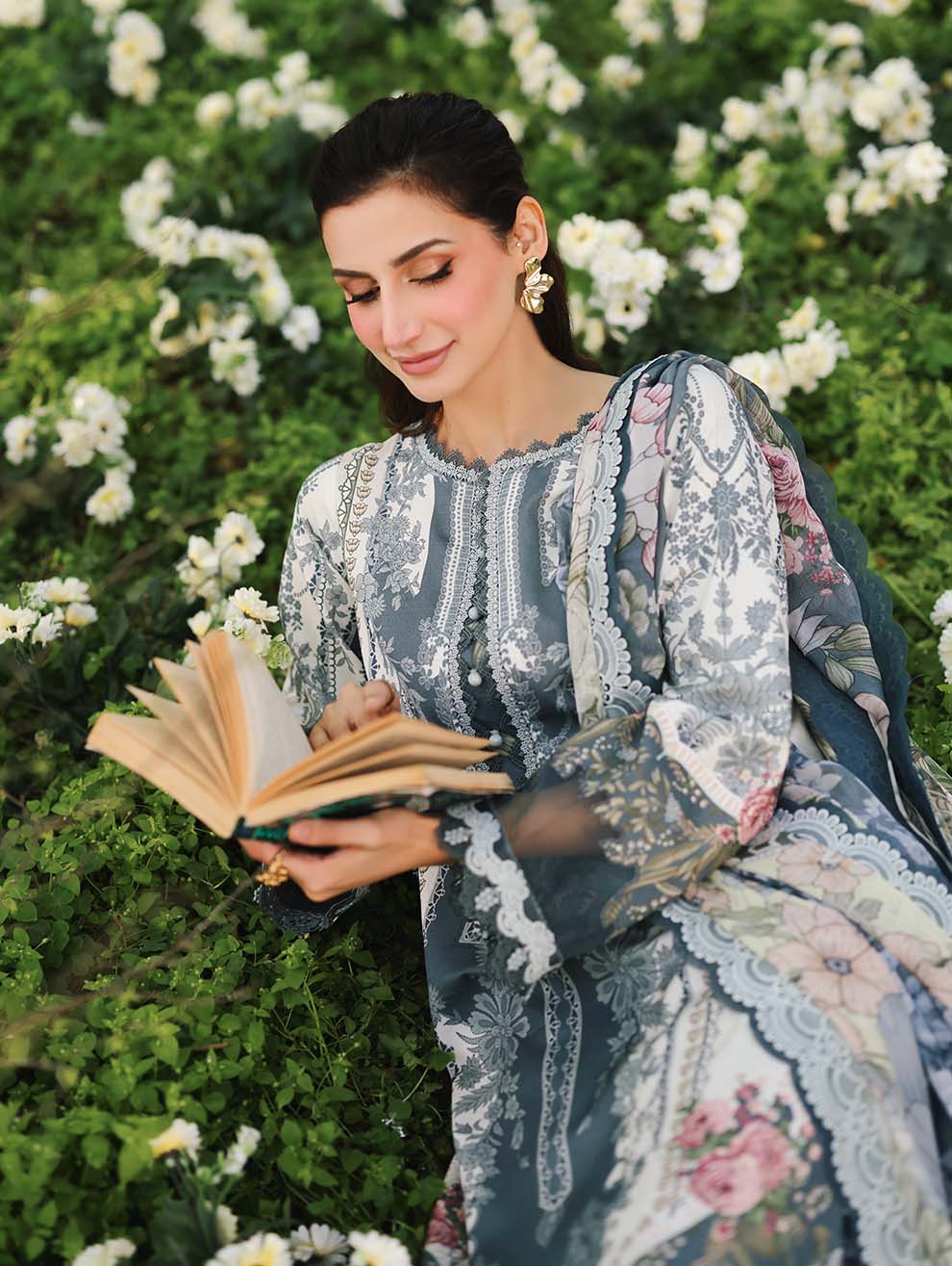 Jade Urbane chiffon unstitched lawn suits 2025