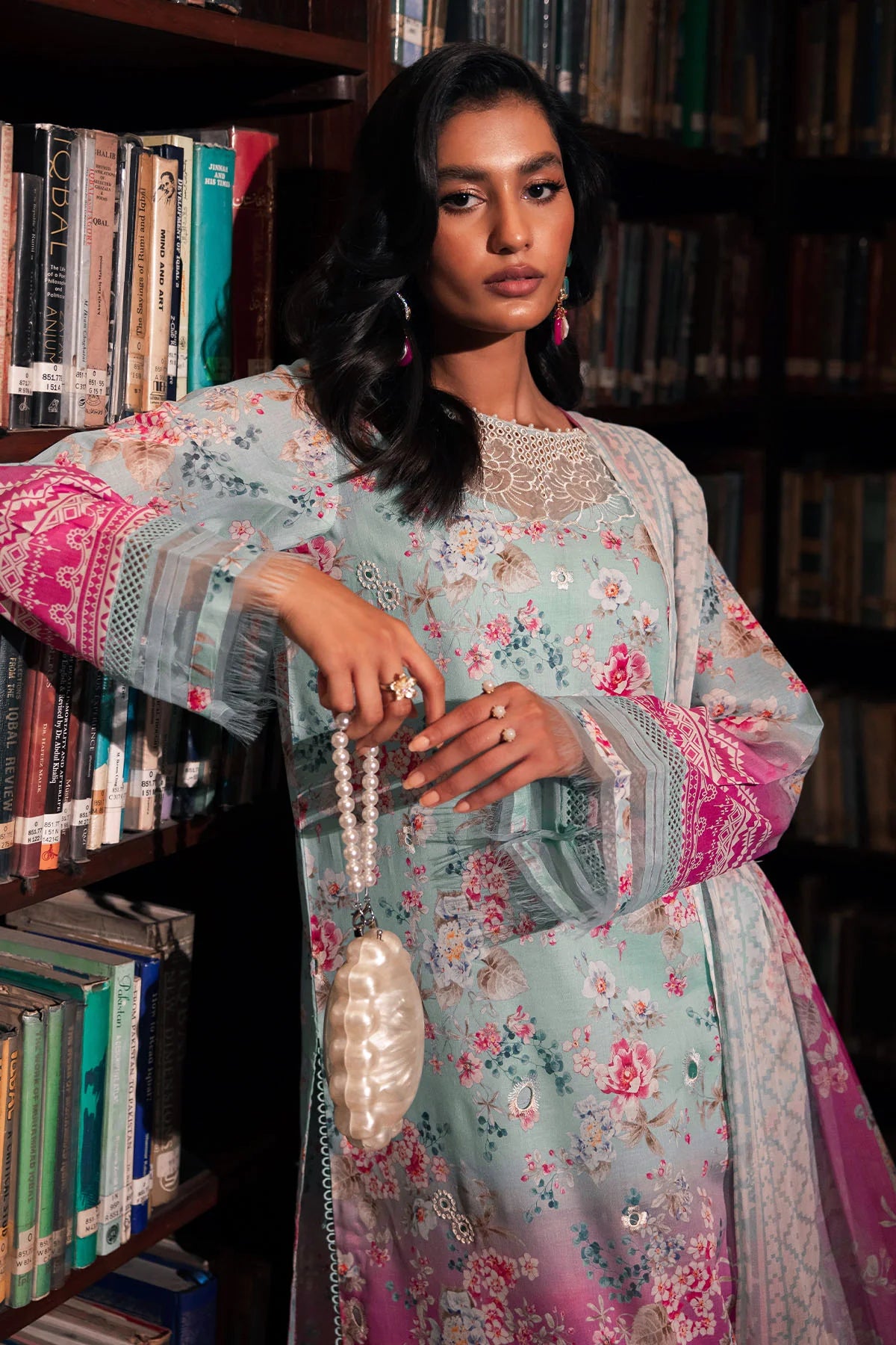 Nureh Glam Girl Unstiched lawn collection 2025 - GL-16