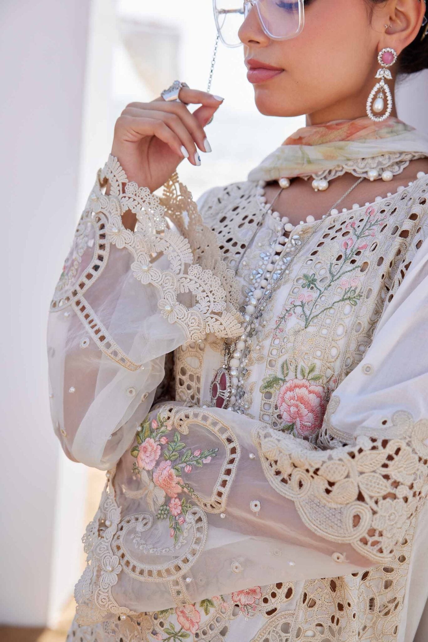 Maria B Eid Luxury Unstitched Lawn Suits 2025 - EID LAWN-25-07