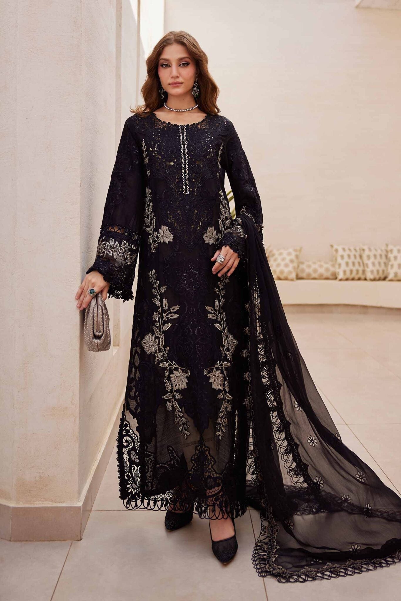 Maria B Eid Luxury Unstitched Lawn Suits 2025 - EID LAWN-25-03