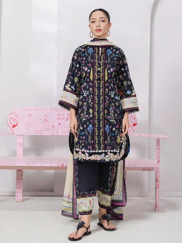 Qalamkar Qprints Embroidered Unstitched Lawn Suits Vol 2 - 2025 - 9B