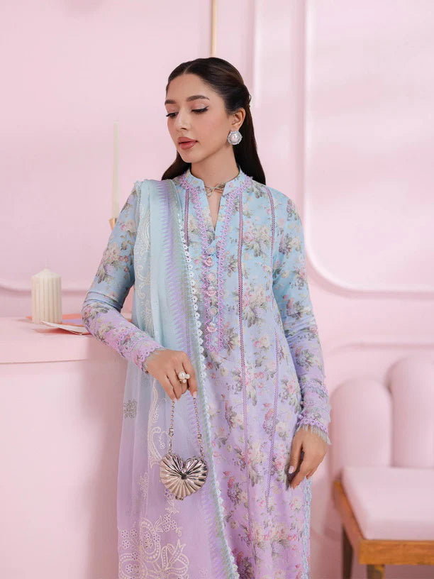 Qalamkar Qprints Embroidered Unstitched Lawn Suits Vol 2 - 2025 - 8B