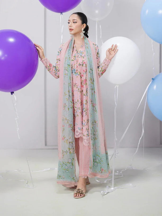 Qalamkar Qprints Embroidered Unstitched Lawn Suits Vol 2 - 2025 - 5A