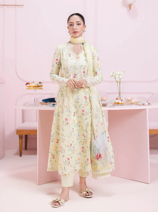 Qalamkar Qprints Embroidered Unstitched Lawn Suits Vol 2 - 2025 - 4B