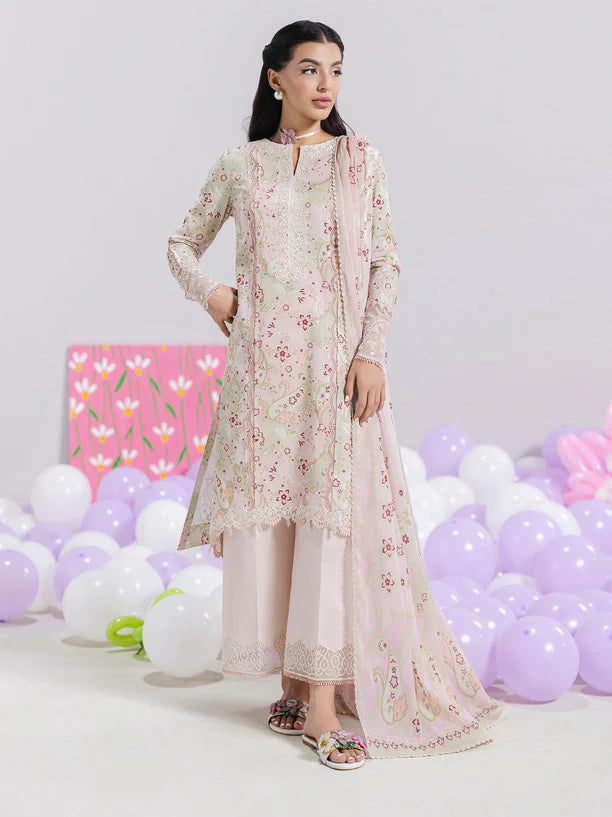 Qalamkar Qprints Embroidered Unstitched Lawn Suits Vol 2 - 2025 - 3B