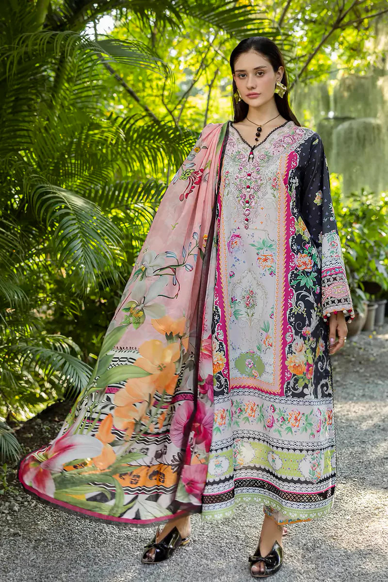 Roheenaz Ethereal Bloom Lawn Suits 2025 - 8B - Nymeria