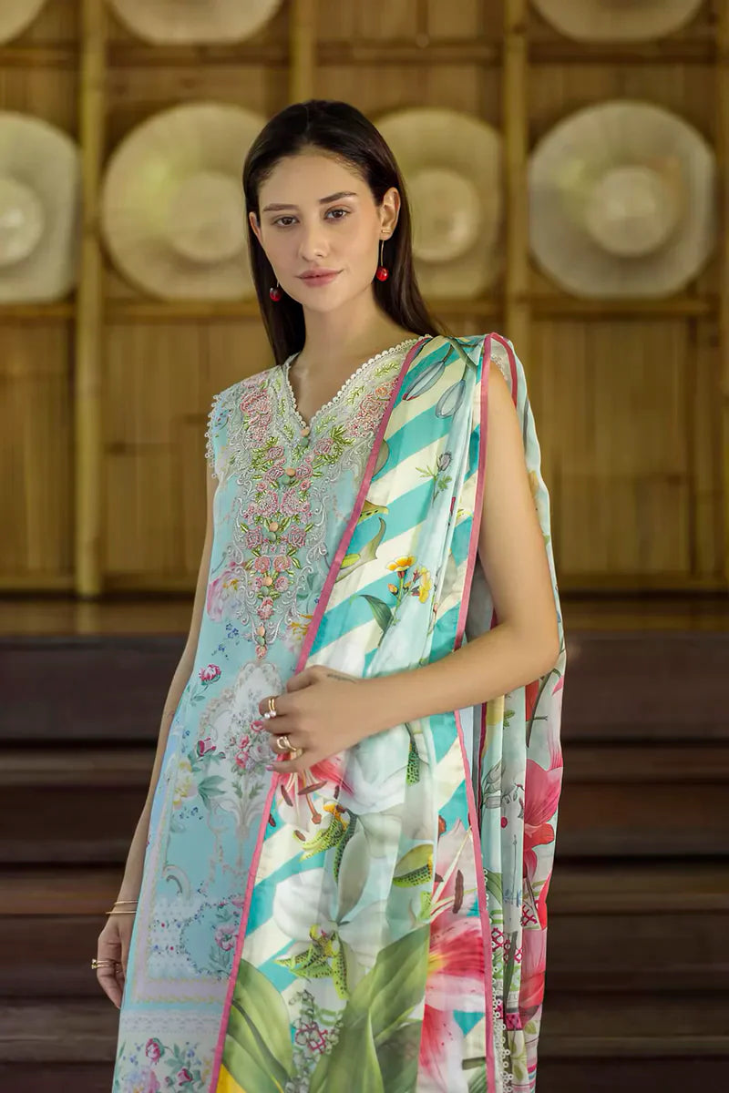 Roheenaz Ethereal Bloom Lawn Suits 2025 - 8A - Mistelle
