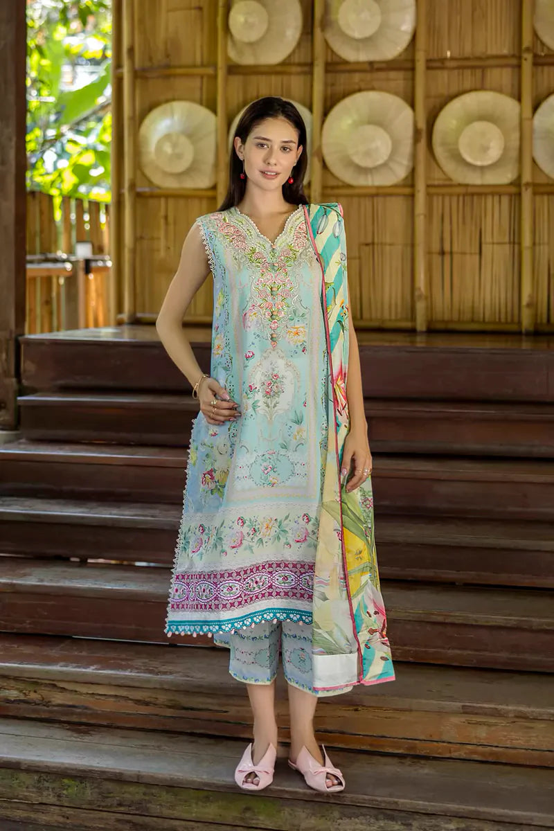 Roheenaz Ethereal Bloom Lawn Suits 2025 - 8A - Mistelle