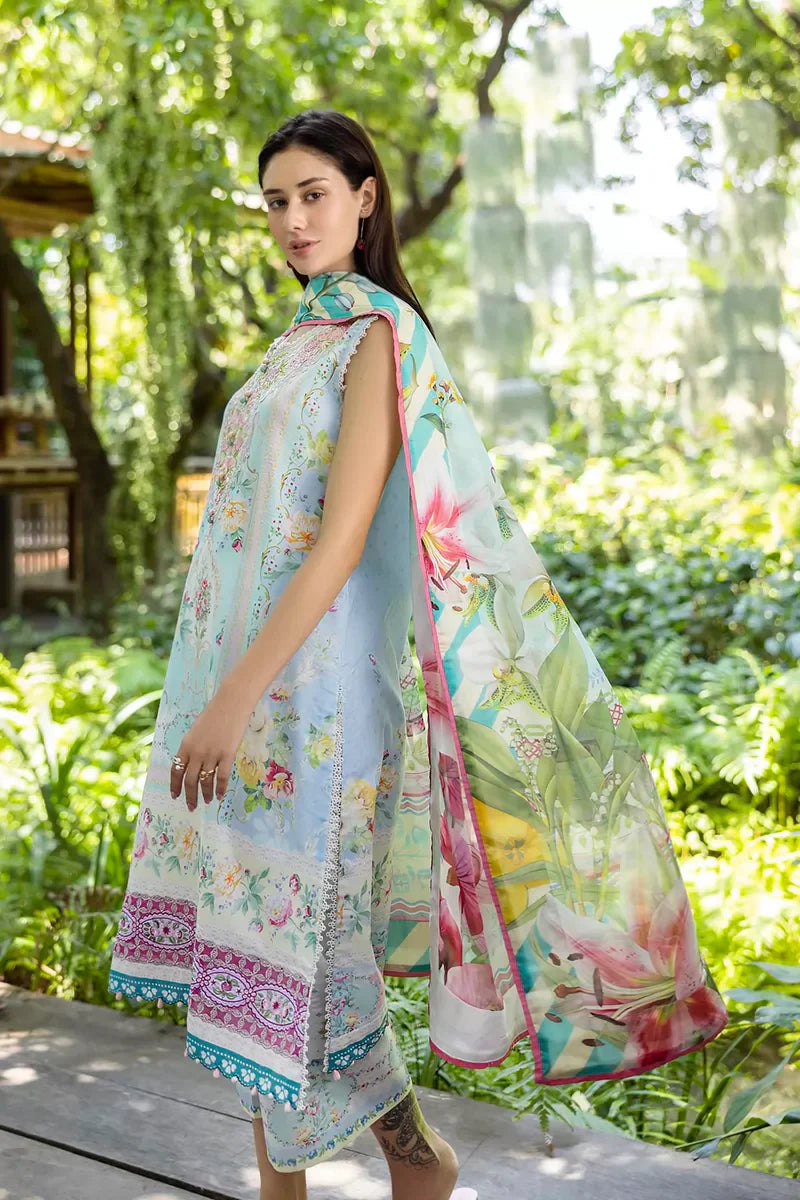 Roheenaz Ethereal Bloom Lawn Suits 2025 - 8A - Mistelle