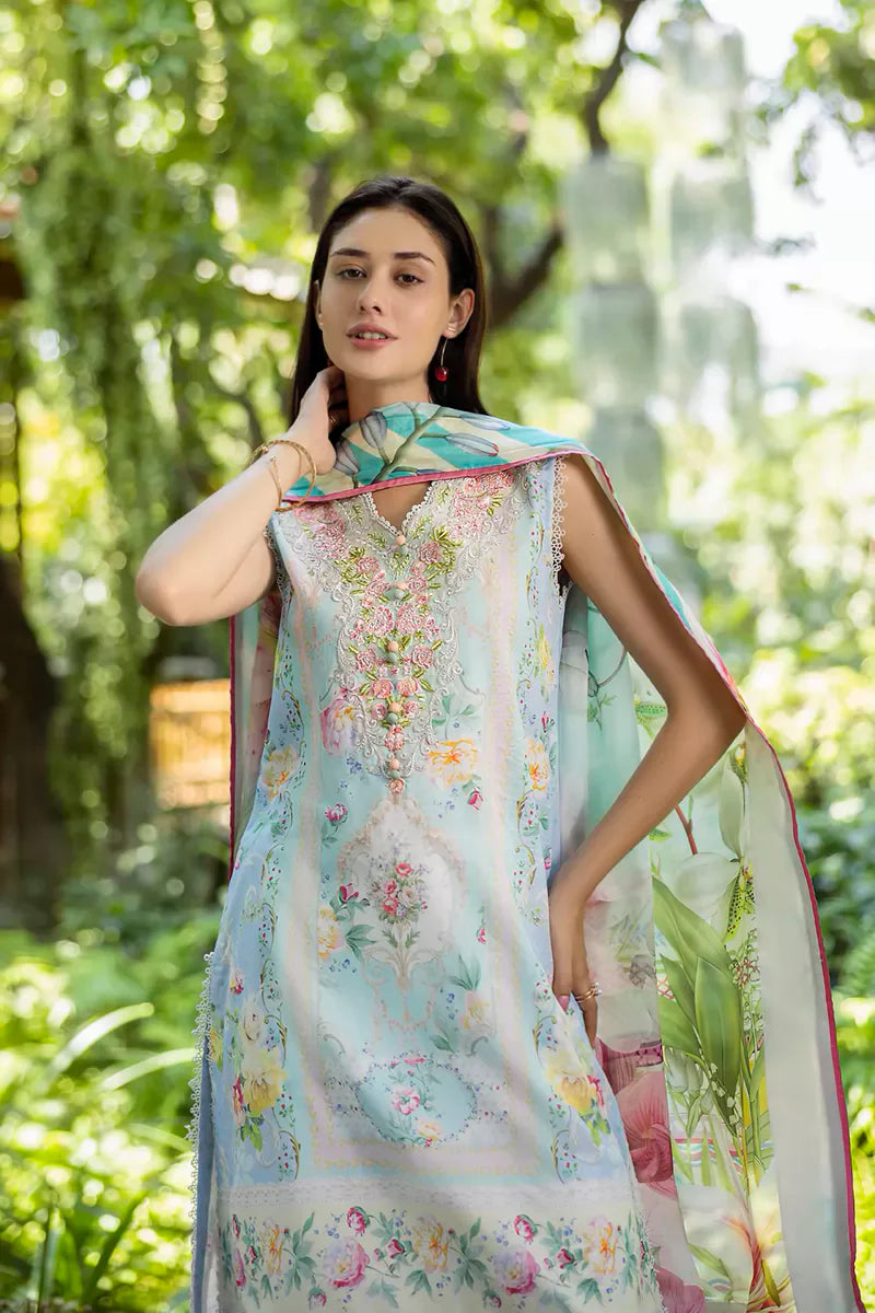Roheenaz Ethereal Bloom Lawn Suits 2025 - 8A - Mistelle