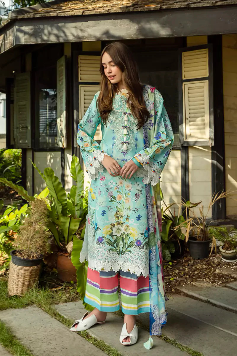 Roheenaz Ethereal Bloom Lawn Suits 2025 - 7B - Maristela