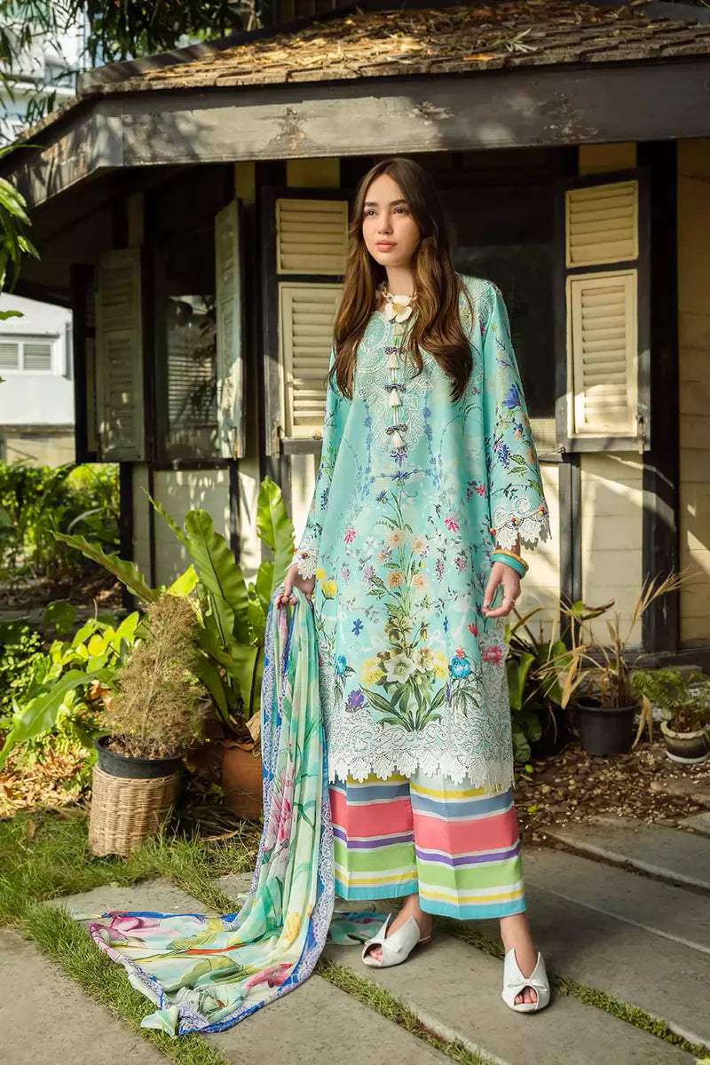 Roheenaz Ethereal Bloom Lawn Suits 2025 - 7B - Maristela