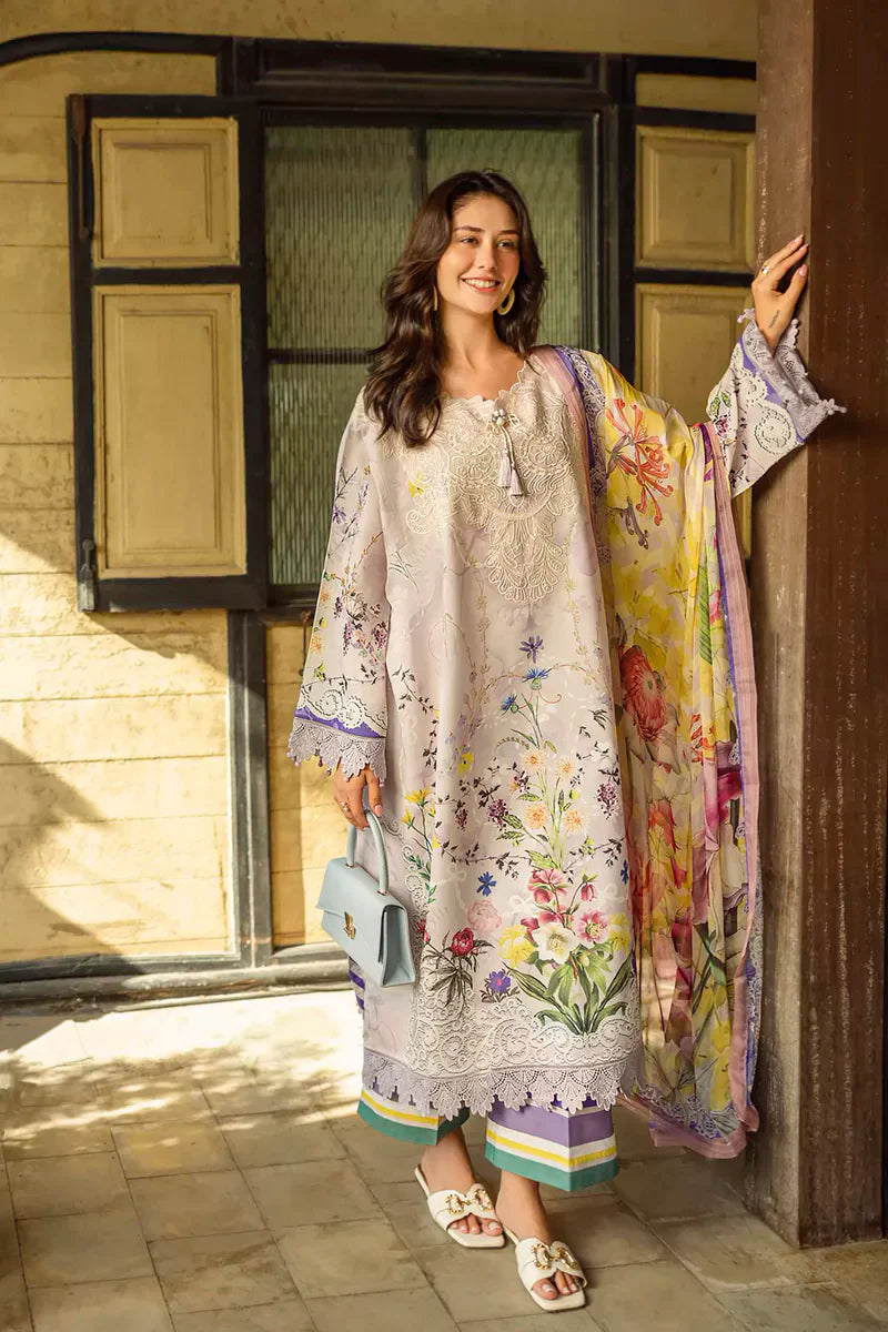 Roheenaz Ethereal Bloom Lawn Suits 2025 - 7A - Liora