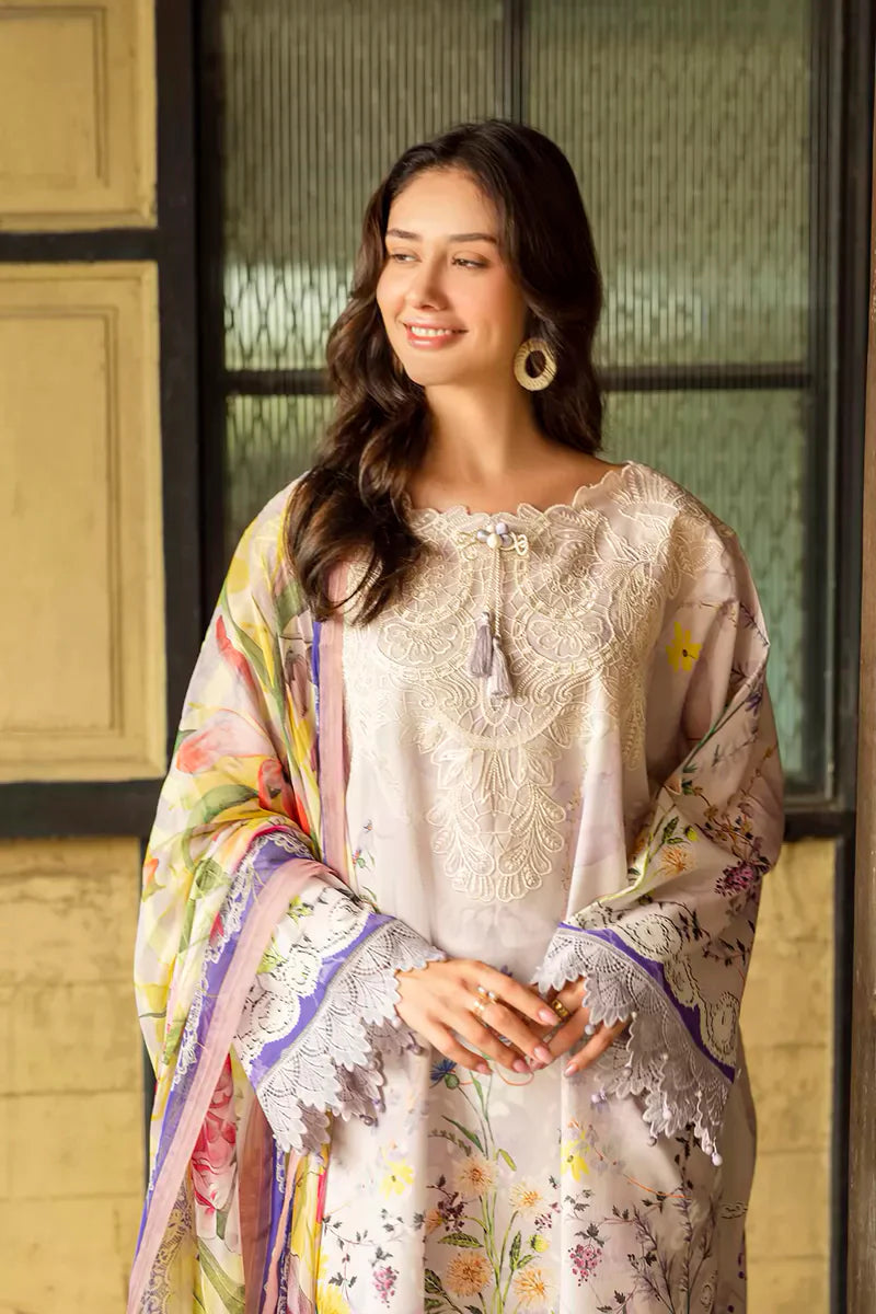 Roheenaz Ethereal Bloom Lawn Suits 2025 - 7A - Liora