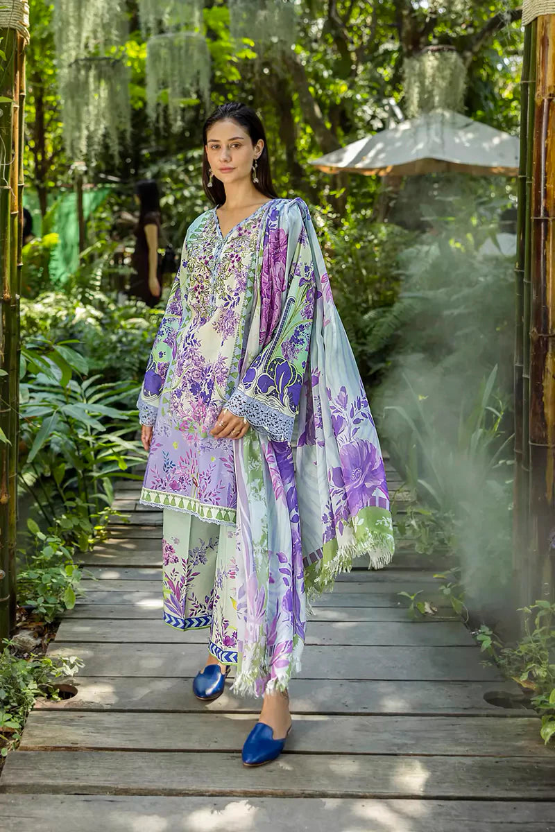 Roheenaz Ethereal Bloom Lawn Suits 2025 - 6B - Florisse