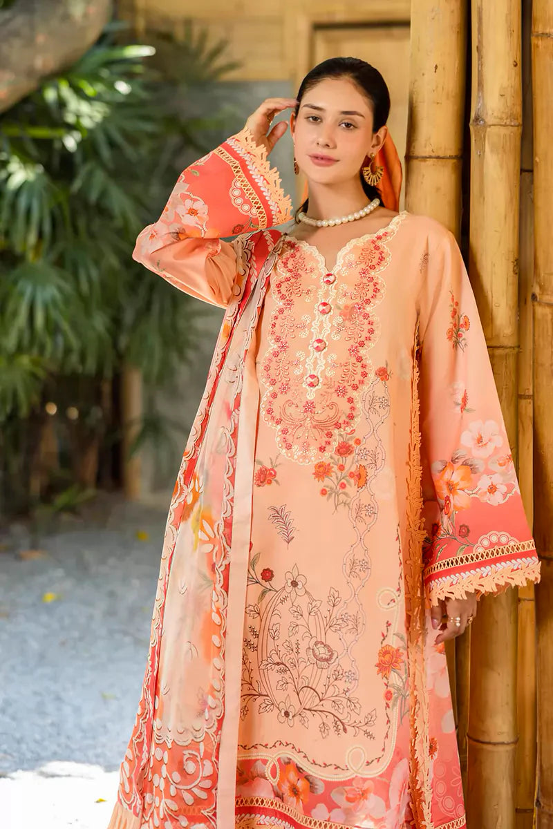 Roheenaz Ethereal Bloom Lawn Suits 2025 - 5A - Zaria