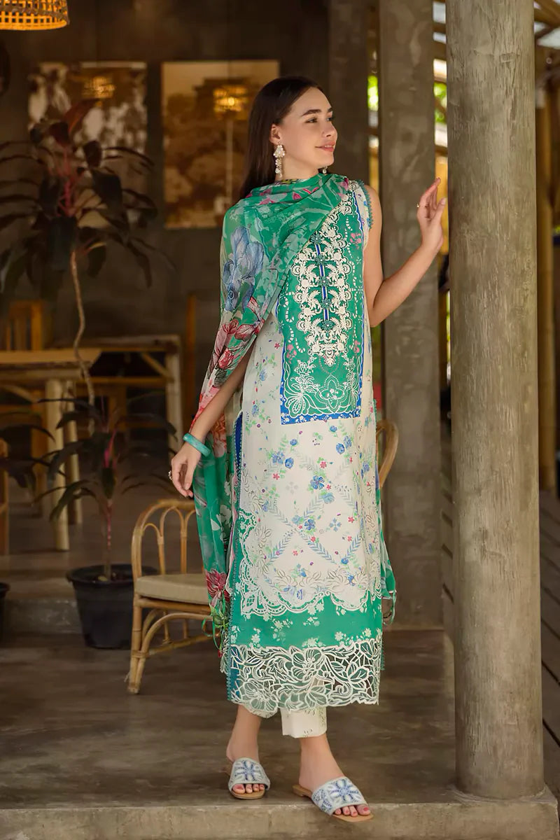 Roheenaz Ethereal Bloom Lawn Suits 2025 - 4B - Zafira