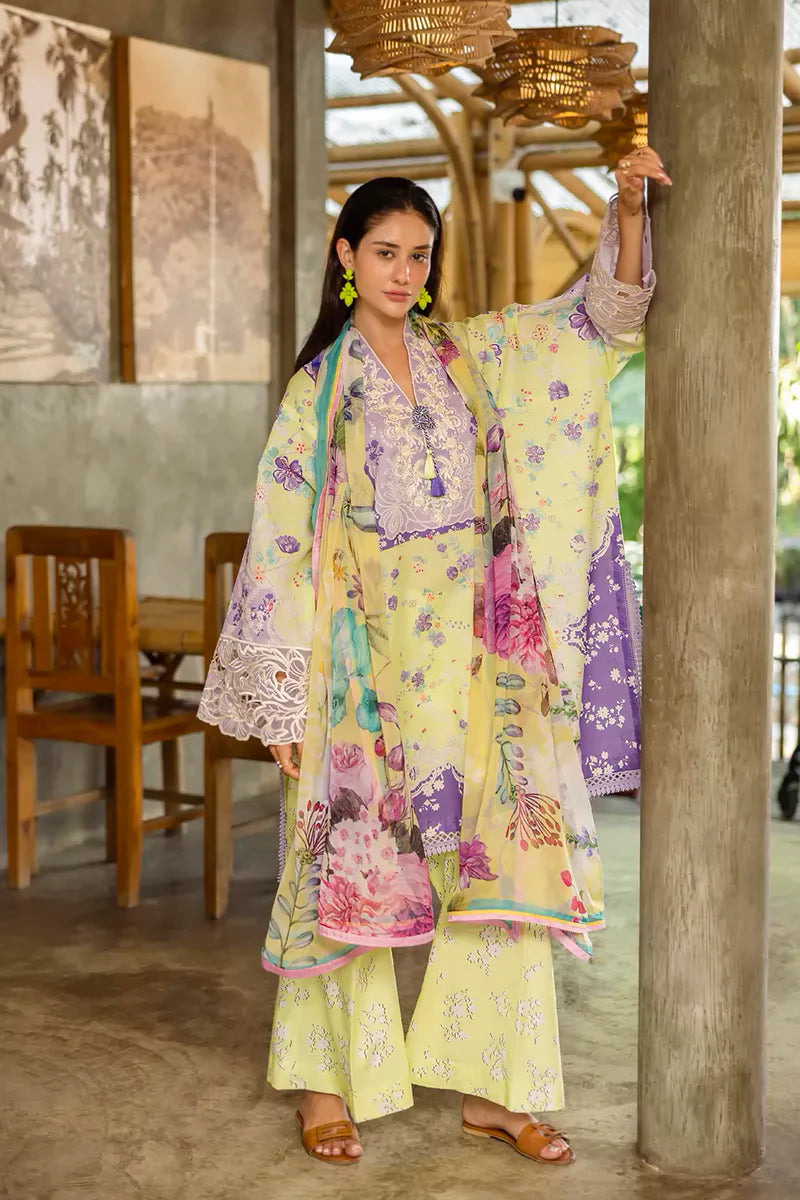 Roheenaz Ethereal Bloom Lawn Suits 2025 - 4A - Elysse