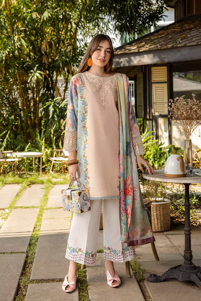 Roheenaz Ethereal Bloom Lawn Suits 2025 - 1B - Ornella