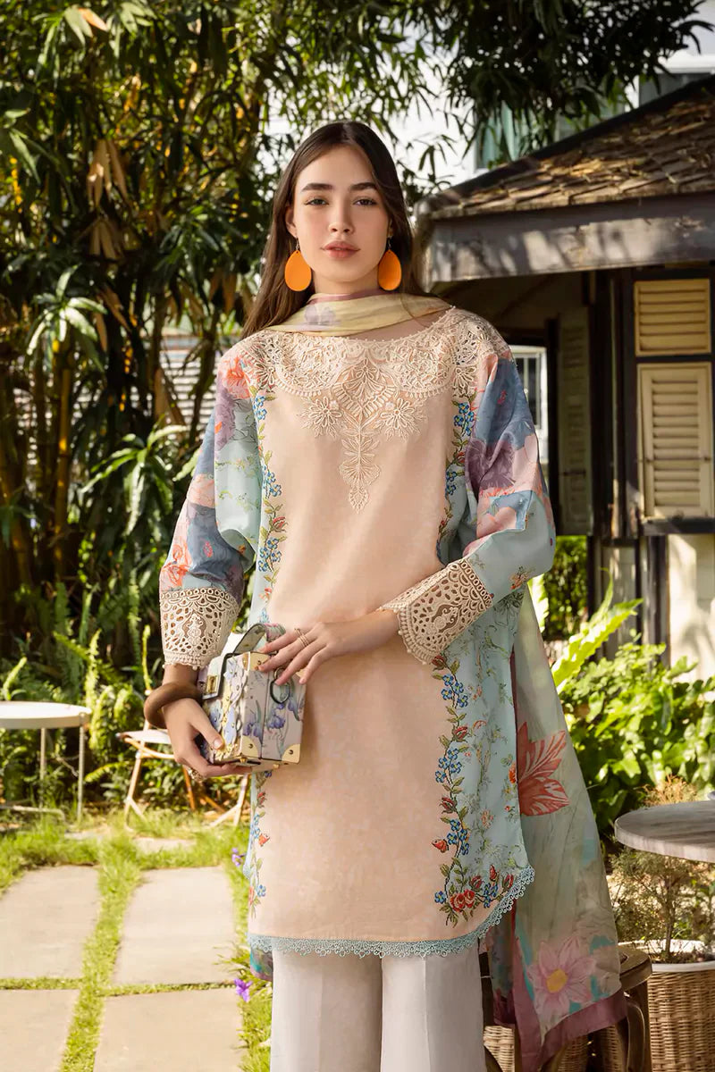 Roheenaz Ethereal Bloom Lawn Suits 2025 - 1B - Ornella