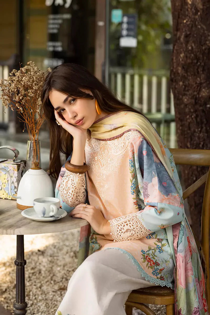 Roheenaz Ethereal Bloom Lawn Suits 2025 - 1B - Ornella