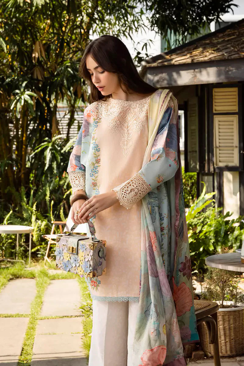 Roheenaz Ethereal Bloom Lawn Suits 2025 - 1B - Ornella