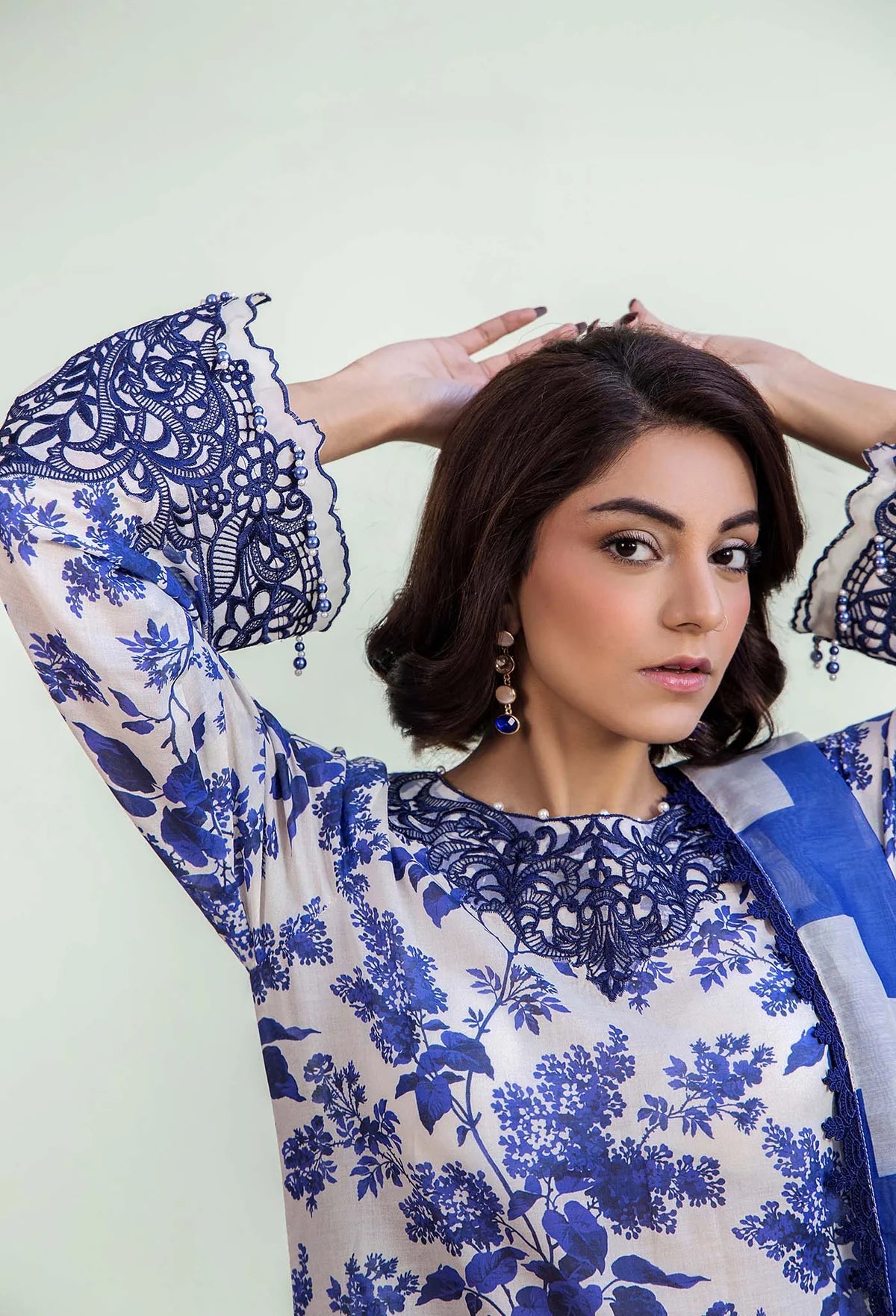 Adan Libas Prints Unstitched Lawn Suits - 2719